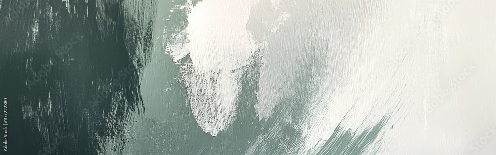 Poster Smooth mint and gray pencil strokes create an elegant design with abstract textures and harmonious colors in a contemporary setting