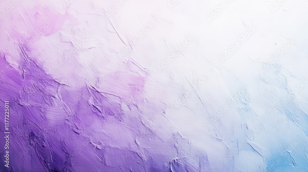 Poster Abstract white composition with subtle hints of purple creating a serene atmosphere and a sense of calmness throughout the visual space
