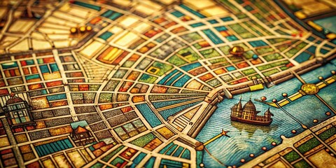 Amsterdam Canal Map:  A Documentary Photography Perspective