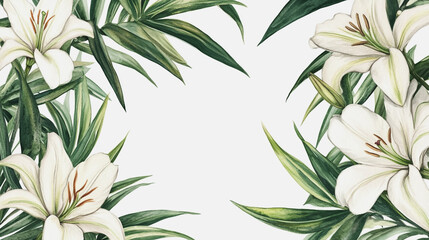 wedding invitation card background vector. Minimal hand painted watercolor botanical flowers texture template background. Design for wedding, vip cover, poster, rsvp moderncard.Valentine's Day