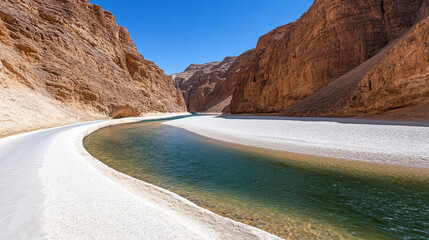 Breathtaking Todra Gorge with dramatic cliffs and winding river