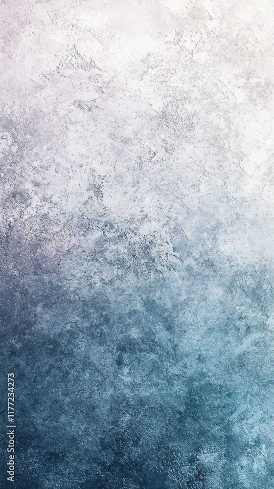 Aufkleber Gradient design featuring icy blue tones transitioning into a soft white backdrop for creative use
