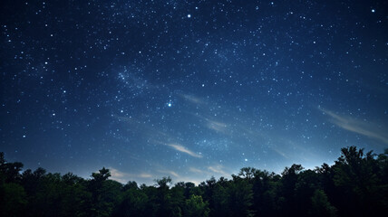 Fototapeta premium 夜空に輝く天の川（１６：９） 