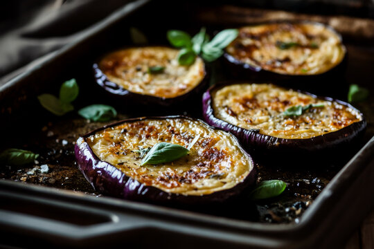 gourmet oven roasted eggplant