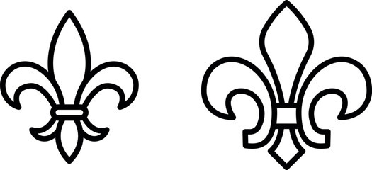 "Fleur de Lis Icon Representing Elegance, Royalty, and Historical Symbolism in Refined Design" © AlMaruf