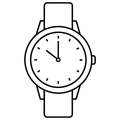 Minimalist Line Art Watch Design Sleek Dial & Clean Straps