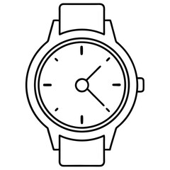 Minimalist Line Art Watch Design Sleek Dial & Clean Straps
