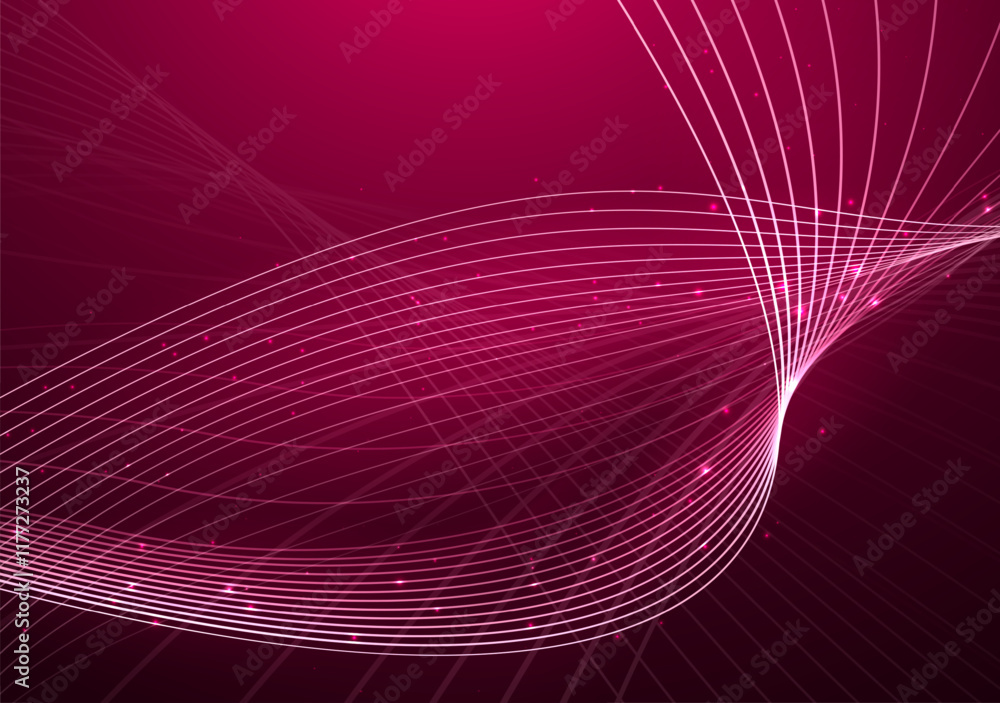 Poster abstract colored dynamic waves. modern abstract cover. colorful curve lines. graphic concept for you