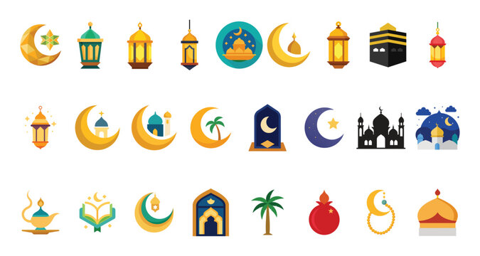 Mesmerizing Islamic Vectors for Prayer and Worship holy faith kalma   