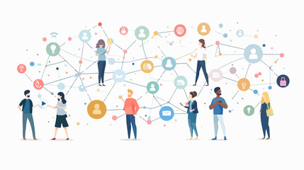 Social Media Networking Scheme with Mixed Media Elements