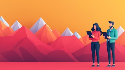 Visualization of Signup Process with Dynamic Elements