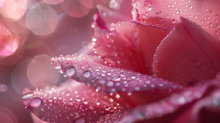 Close-up_of_dew-covered_pink_rose_petals_wit_