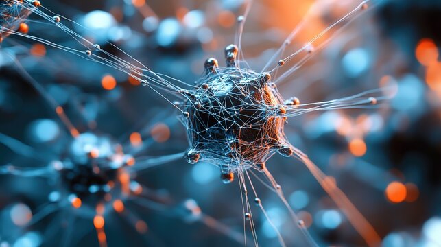 ano particle molecule. Nano medicine and nanotechnology biotechnology concept. Organic or inorganic polymeric sphere, capsule, quantum