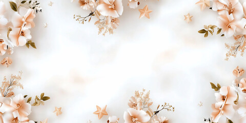 Delicate Floral Frame.