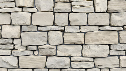 Obraz premium Textured Stone Wall Background with Space for Text. Generative AI