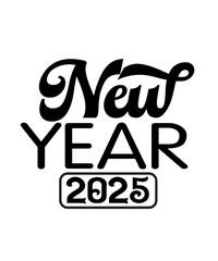 Happy New Year 2025 Png Svg Bundle, Hand Lettered New Year Ornaments SVG, New Years SVG, New Year Sublimation, New Year Quotes,Happy New Year 2025 Design Bundle PNG, 2025 Doodles, New Year Stickers, N