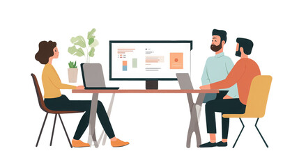 Virtual Meeting Concept with Diverse Team