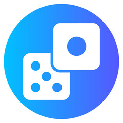 dices gradient icon