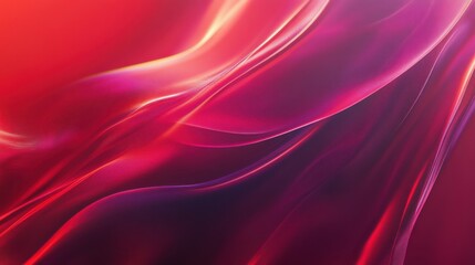 Obraz premium A luxurious deep red silk background with smooth folds and rich textures, evoking elegance and sophistication.