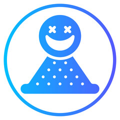 narcotic gradient icon