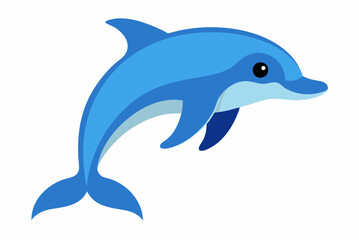 dolphin isolated on white