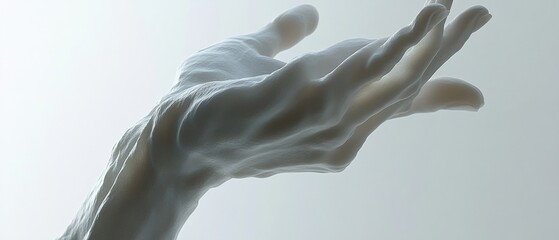 Naklejka premium close up of a hand reaching out