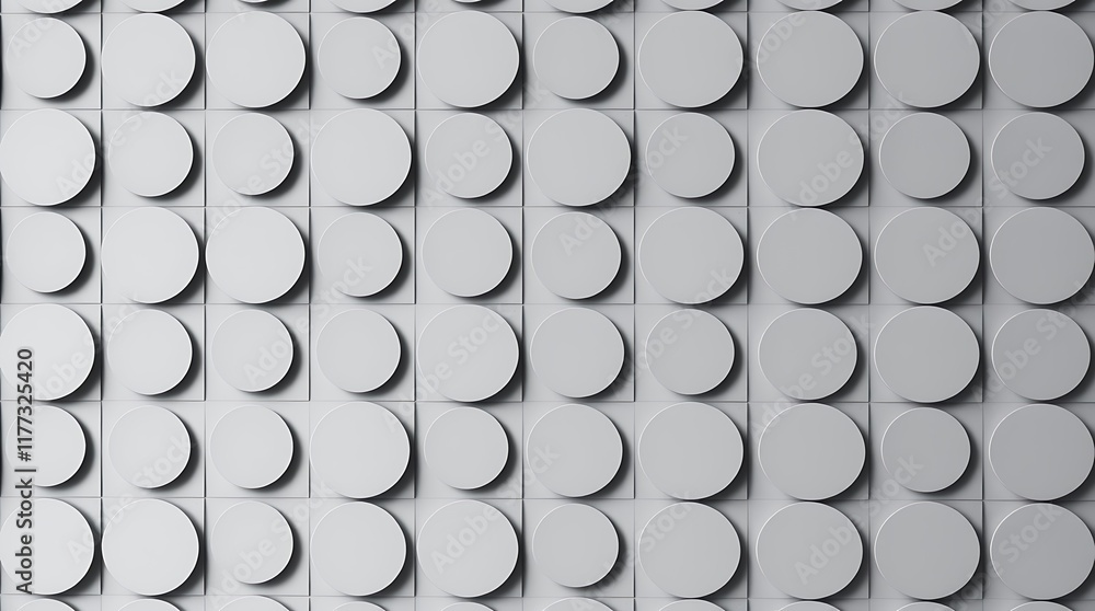 Poster abstract gray circles pattern texture
