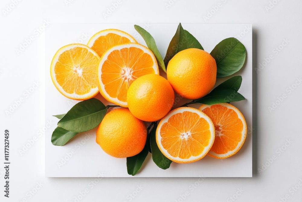 Poster a minimalist depiction of kumquats arranged in a perfect circle, with soft shadows on a clean white 