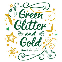 Obraz premium Happy Saint Patrick's day celebration illustration set. Hand drawn vector black lettering. Beer festival poster. Design for card, banner, mug, t-shirt.