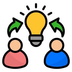 Knowledge Sharing Icon