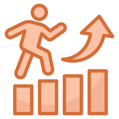 Skill Growth Chart Icon