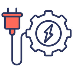 Obraz premium Green Energy Icon