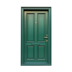 Modern Green Wooden Door