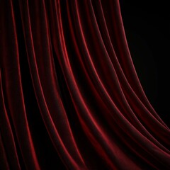 Fototapeta premium Curtain in Front of Stage Lighting