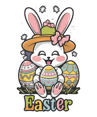 Happy Easter, T Shirt Design/ SVG