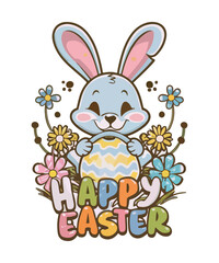 Happy Easter, T Shirt Design/ SVG