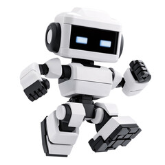 White robot figurine