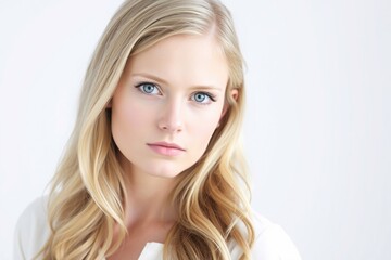 Portrait of an young woman skin care, body care, beauty salon