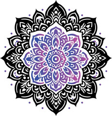  flower shape Mandala .eps