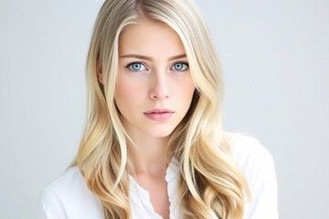 Portrait of an young woman skin care, body care, beauty salon