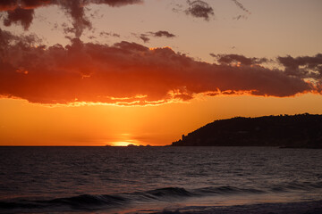 Sunset in San Remo