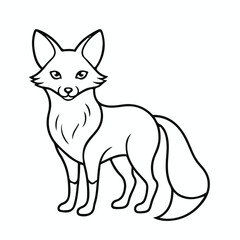 vector animal fox art free download.