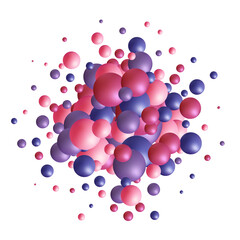 Bright background with balloons. Festive layout. Vector pattern. png 