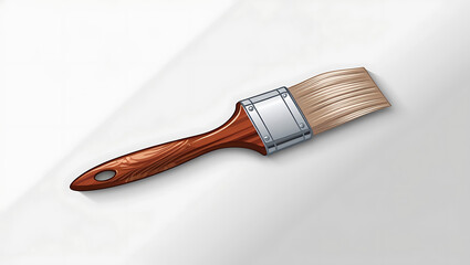 paint brush on a white background