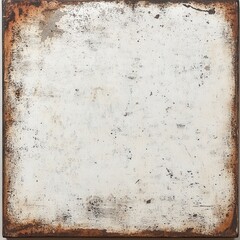 Fototapeta premium an old, worn square with a rusted border