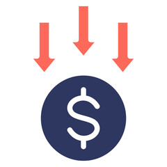 Obraz premium Cost Icon