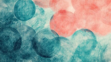 Creative exploration of circular patterns through abstract pencil strokes on a textured backdrop