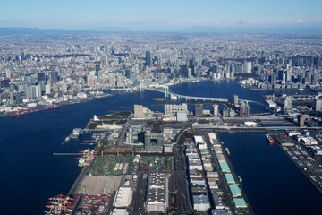 Fototapeta premium 東京 空撮