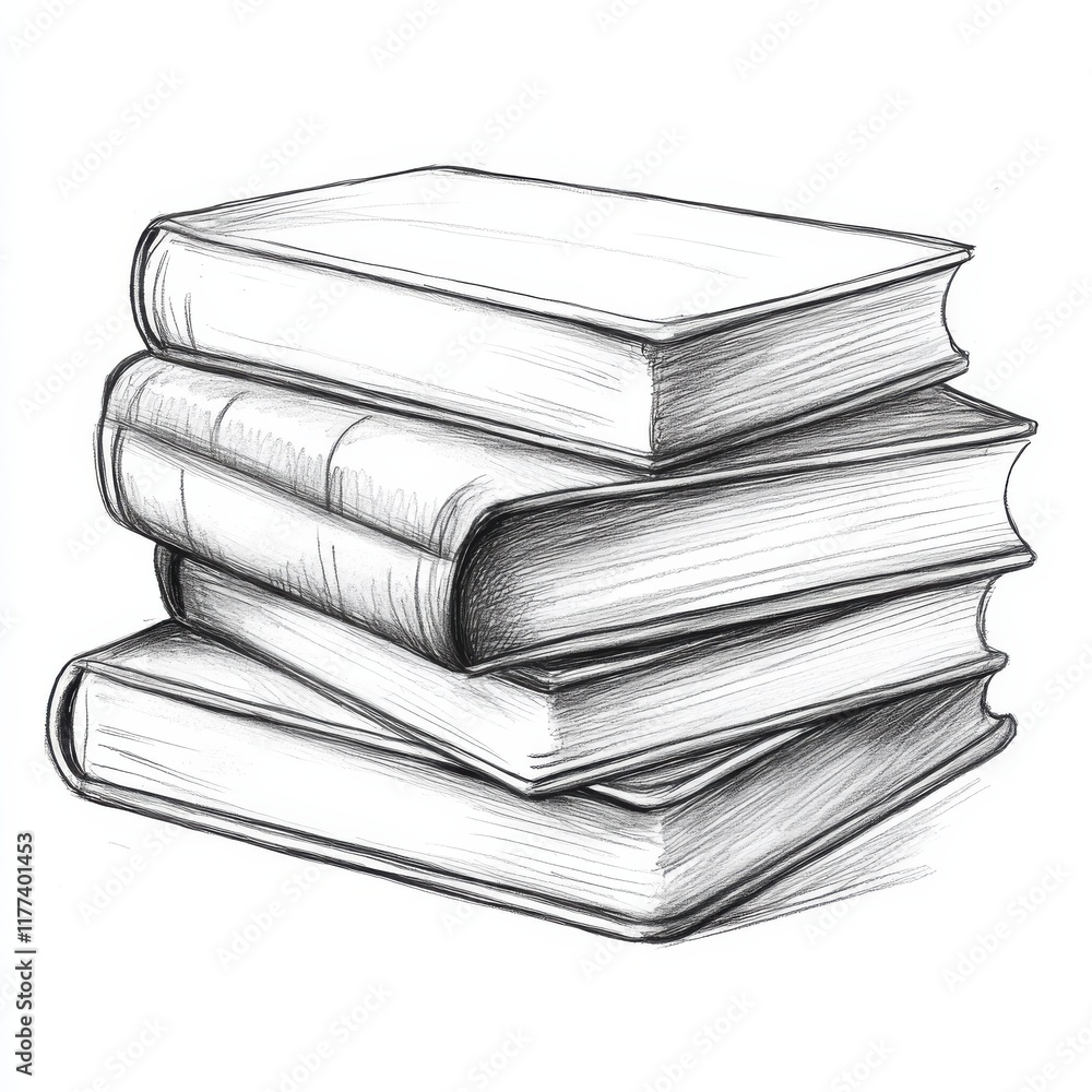 Poster stack of three books with detailed spines arranged on a clean, neutral background ready for reading 