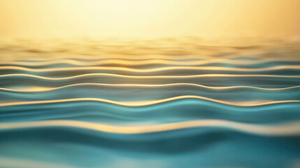 Obraz premium Surreal Scene Capturing Positive Vibrations in Gentle Waters at Dusk